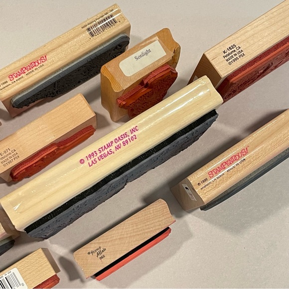 stampendous rubber stamp Lot PSX & Others Cottage Wishing Well Floral Village - Picture 10 of 11